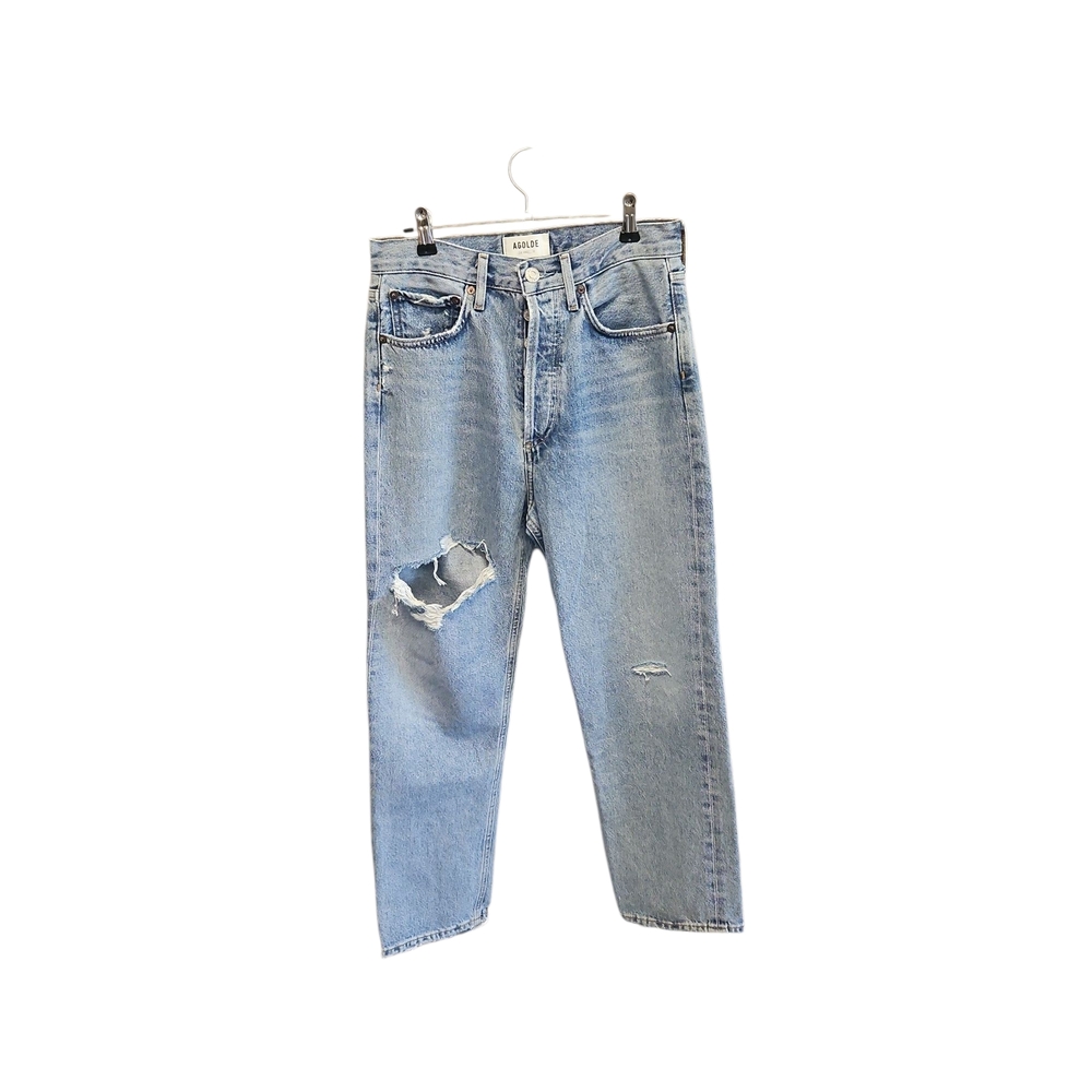 Distressed Light Blue Jeans